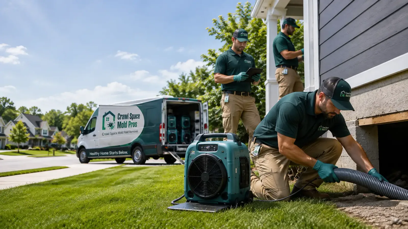 Crawl Space Mold Removal in Blue Mound, KS